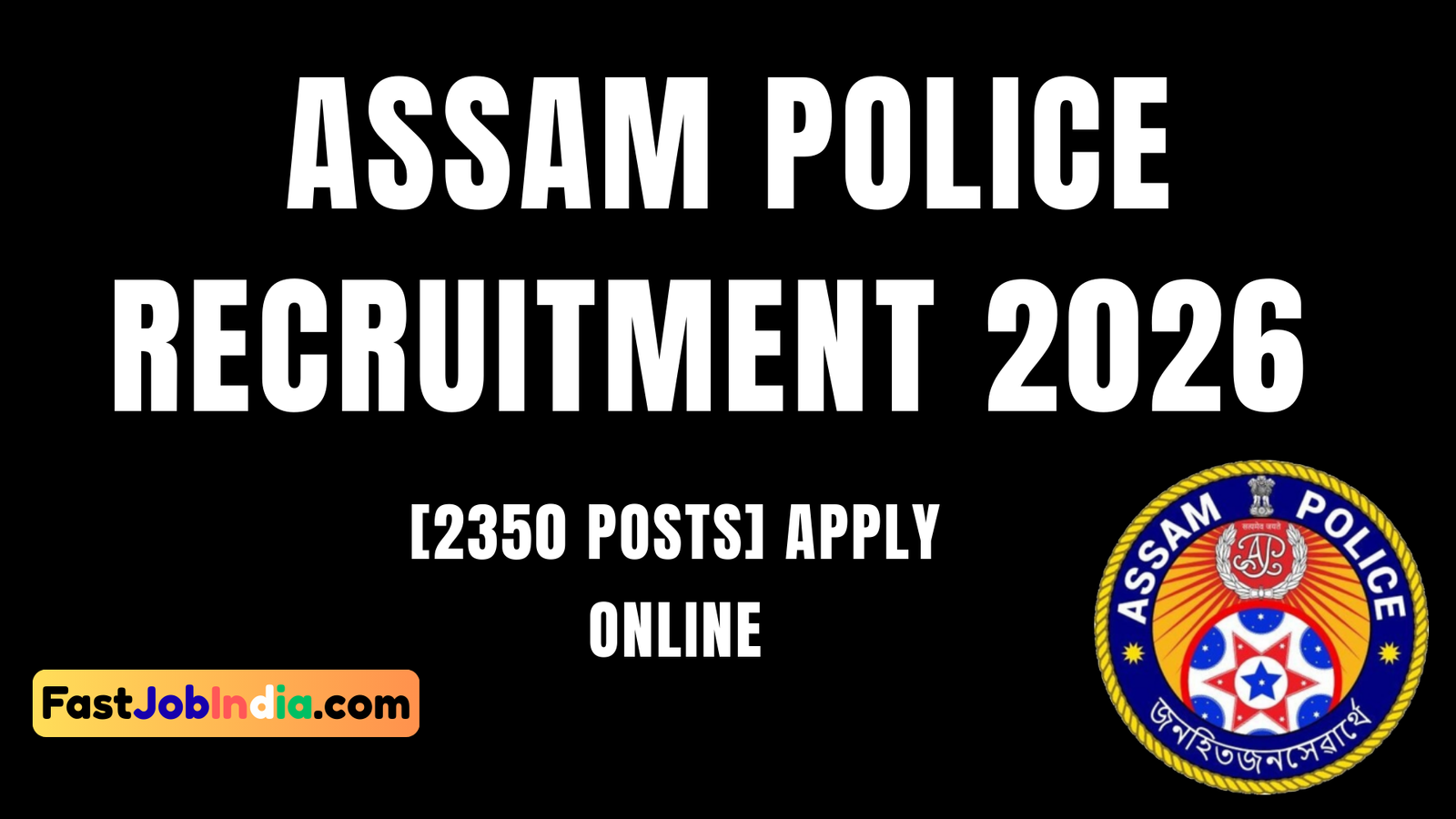 [2350 Posts] Apply Online