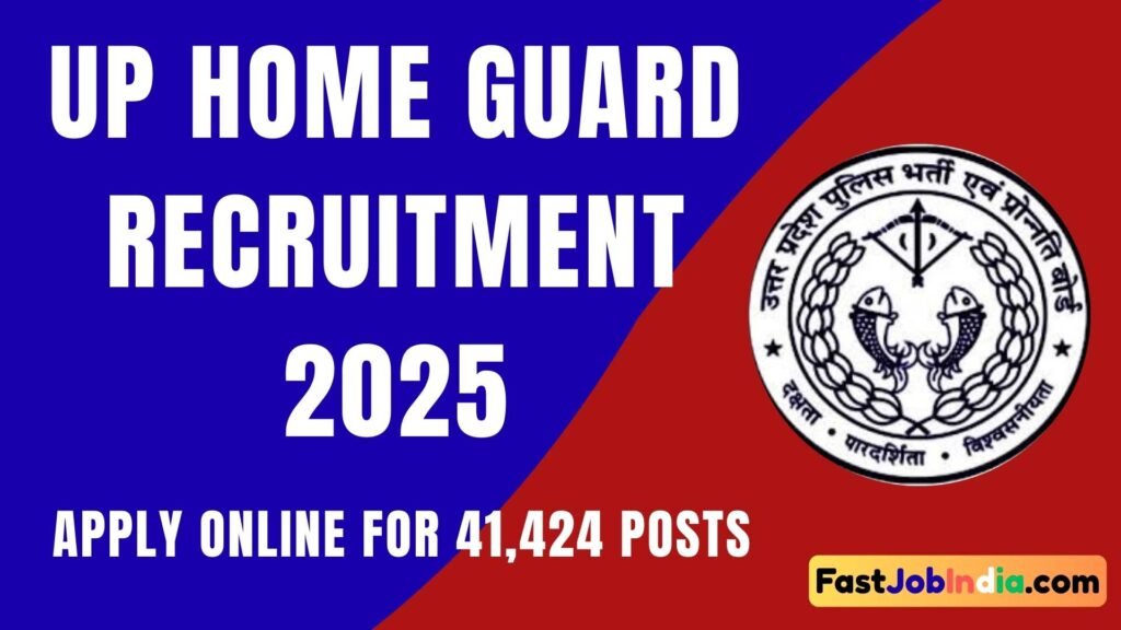 UP Home Guard Recruitment 2025 – Apply Online for 41,424 Posts