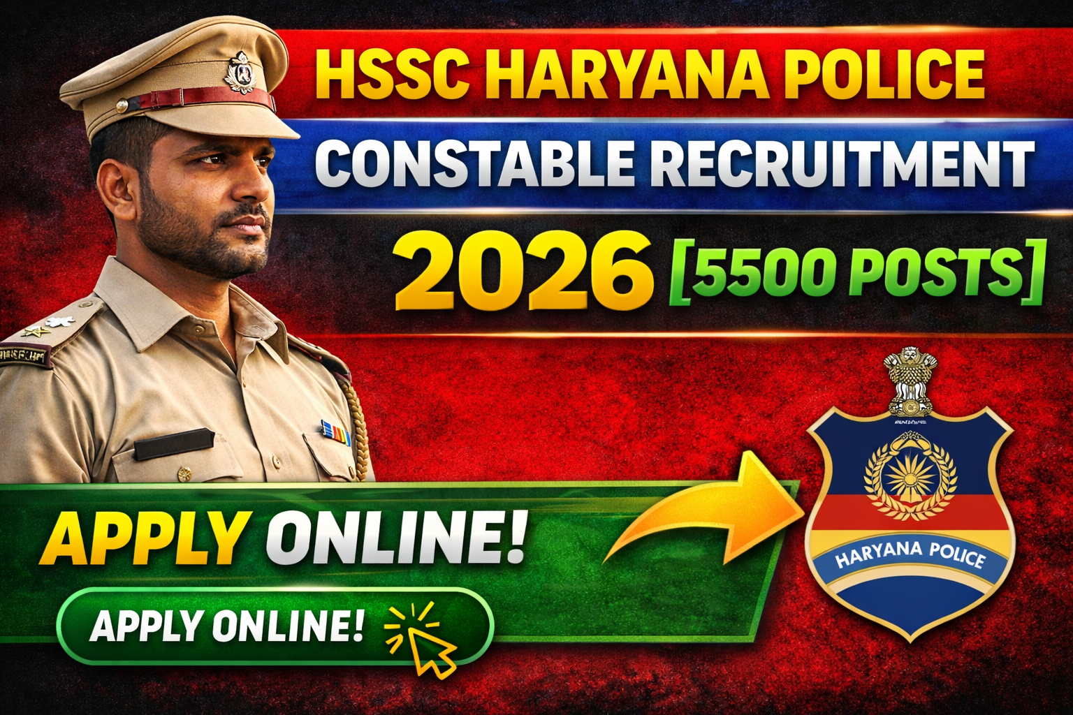 HSSC Haryana Police Constable Recruitment 2026